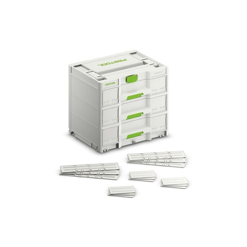 Sortainer Festool 3 tiroirs SYS3-SORT/3 m 337 (396 x 296 x 337 mm) - 577769