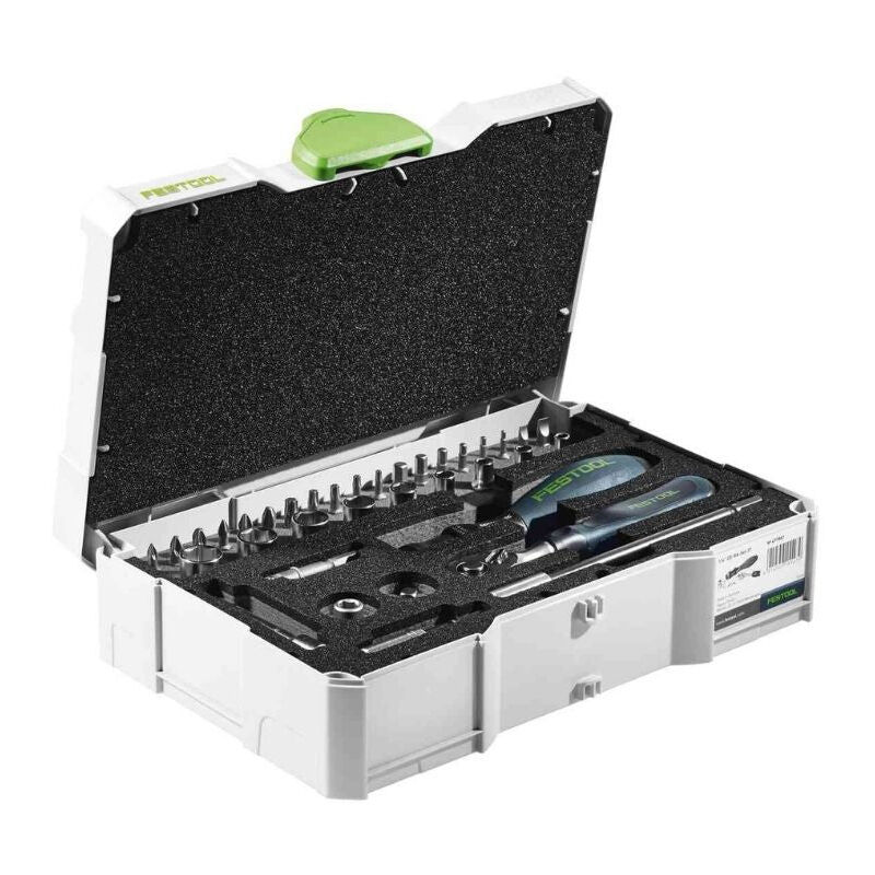 Coffret Festool 497881 Systainer clés à cliquet 1/4' 37 pièces
