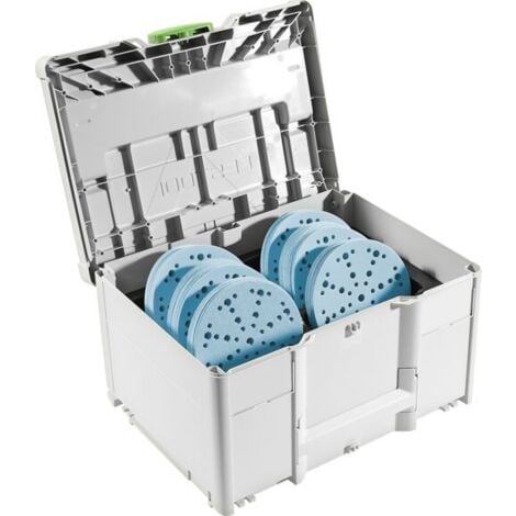 Festool Systainer³ pour abrasifs SYS-STF D150 GR-Set Grenat