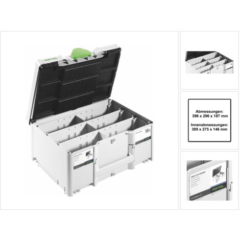 FESTOOL Systainer³ SORT-SYS3 M 187 DOMINO - 576793