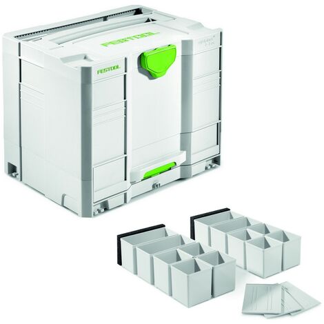 Festool Systainer T-LOC SYS-Combi 3 200118+ Einsatzboxen 201124 f. SYS-Combi 2+3