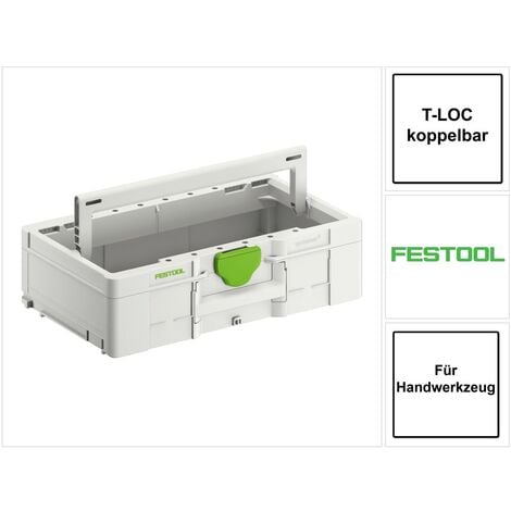 Festool Systainer ToolBox SYS3 TB L 137 ( 204867 ) T-LOC koppelbar für Handwerkzeug