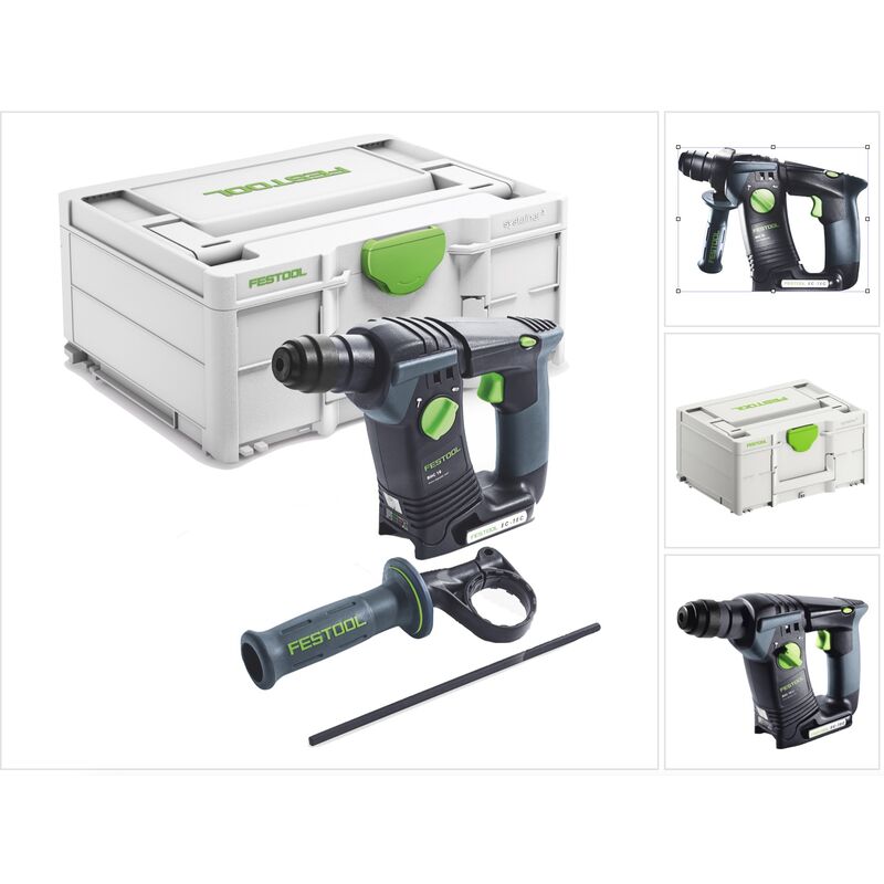 Image of Festool - bhc 18-Basic 18 v 1,8 j sds Plus Brushless trapano a percussione a batteria ( 577600 ) + Systainer - senza batteria, senza caricabatterie (
