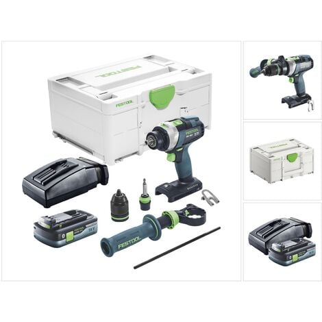 Festool TPC 18/4 I-Basic Akku Schlagbohrschrauber 18 V 75 Nm Brushless + 1x Akku 4,0 Ah + Ladegerät + Systainer