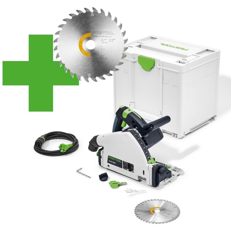Image of Tauchsäge ts 55 febq Plus Master Edition 1200W hw Sägeblatt 160mm 577843 - Festool