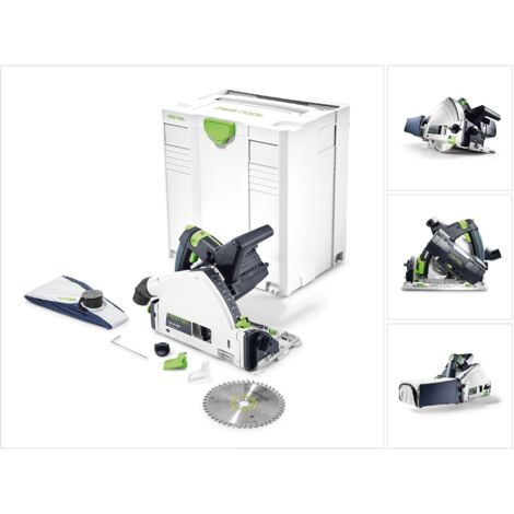 Festool TSC 55 REB-Li Basic Sega a immersione a batteria 36 V (2x18 V) (201395) 160 mm Brushless Solo in Systainer - senza batteria, senza caricabatteria