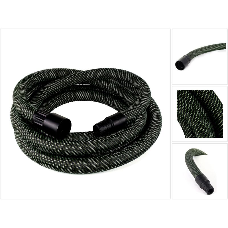 Tuyau d'aspiration d 27/32x5,0m-AS/CT - antistatique, lisse, conique ( 500678 ) - Festool