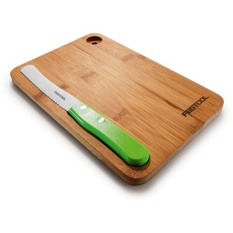 Festool Vesper-Set 203992 Brotzeit-Set Messer Schneidebrett Geschenkidee