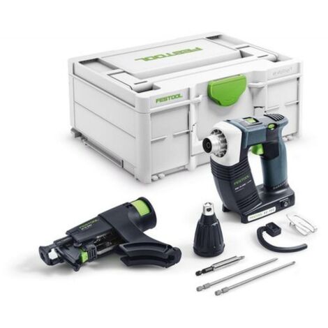 Festool – Visseuse sans fil 18V avec chargeur de vis – Moteur EC-TEC sans charbons – Vissage rapide pour plaques de plâtre – 576497