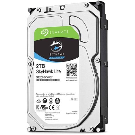 FESTPLATTE Seagate Skyhawk 2 TB ST2000VX007 SATA 6 64 MB SURVEILLANCE