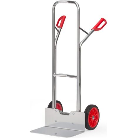 Fetra Alukarre mit Vollgummibereifung Höhe 1300mm Schaufel 300x480mm
