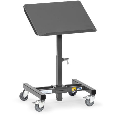 Fetra ESD-Materialständer, neigbar und höhenverstellbar, 755-1105mm