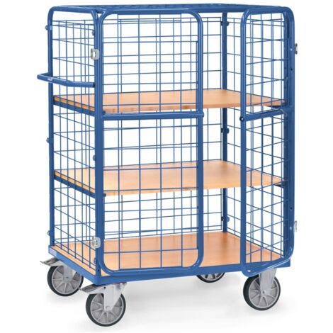 Fetra Etagenwagen mit Flügeltüren Ladefläche 1.000x600mm