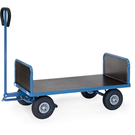 Fetra Handwagen mit 2 Stirnwänden, 1000x600 mm Ladefläche