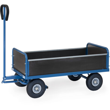 Fetra Handwagen mit 4 Wänden, 1000x550 mm Ladefläche, 500kg Tragkraft