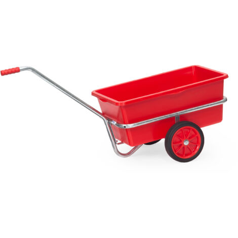 Fetra Handwagen mit Kasten 700x400mm für Aussenbereich Vollgummibereifung