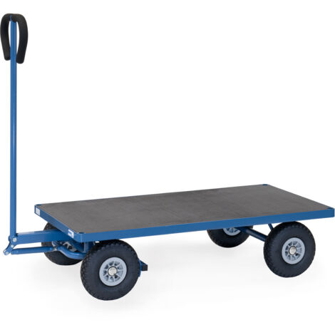 Fetra Handwagen mit Ladefläche aus wasserfesten Sperrholz und Luftbereifung Ladefläche 1060x600mm