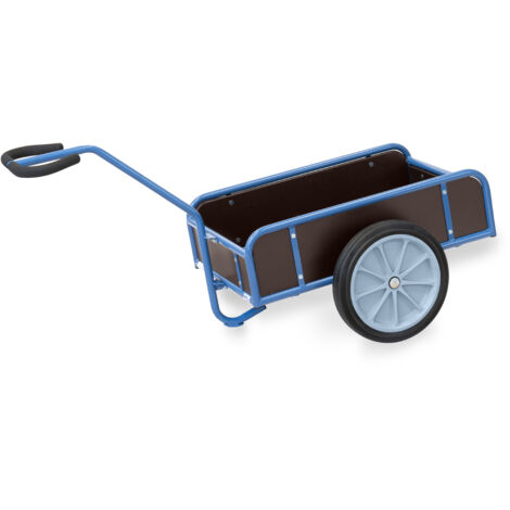 Fetra Handwagen mit Wänden 250mm hoch 845x545mm Ladefläche Vollgummibereifung