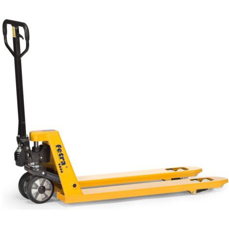 Fetra Hubwagen 1150mm Gabellänge Vollgummi Lenkräder