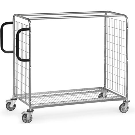fetra Kommissionierwagen, Ladefläche 1250 x 610 mm, Baukastensystem, Gesamthöhe 1225 mm