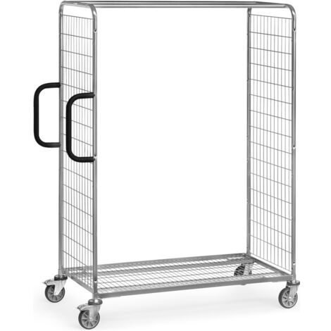 fetra Kommissionierwagen, Ladefläche 1250 x 610 mm, Baukastensystem, Gesamthöhe 1825 mm