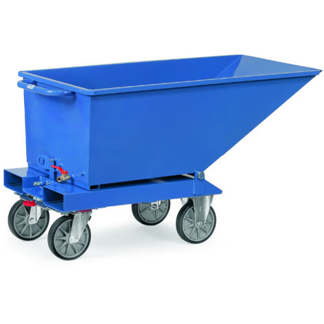Fetra Muldenkipper 250l Volumen mit Ablasshahn, 750 kg Tragkraft