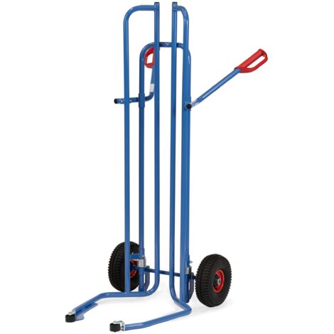 Fetra Reifenkarre mit Spreizaufnahmen 575mm Schaufeltiefe mit Luft-Bereifung und Anlaufrollen