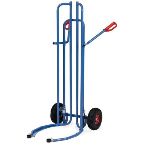 Fetra Reifenkarre mit Spreizaufnahmen 660mm Schaufeltiefe mit Luft-Bereifung und Anlaufrollen