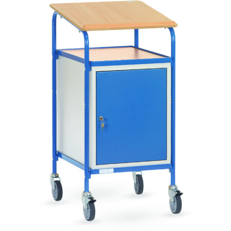 Fetra Rollpult mit Schreibfläche und Stahlschrank