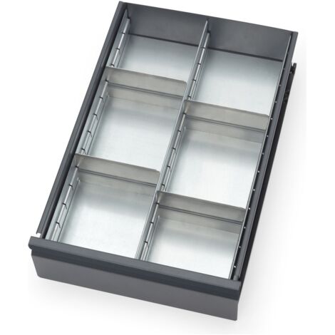 fetra Schubladen-Einteilungs-Set, für 1 Schublade von Stahlblech-Werkstattwagen