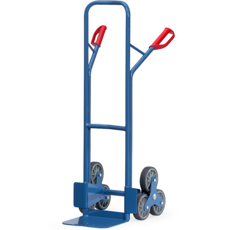 Fetra Stahlrohr-Treppenkarre, mit dreiarmigen Radsternen, Schaufelbreite 320mm