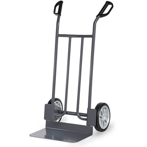 Fetra Stahlrohrkarre Höhe 1150 mm Schaufel 300x480mm 250kg Tragkraft mit ESD-Vollgummibereifung