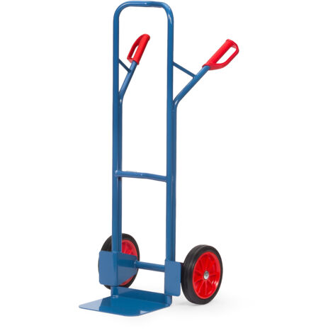 Fetra Stahlrohrkarre Höhe 1300 mm, Schaufel 250x320mm Vollgummibereifung