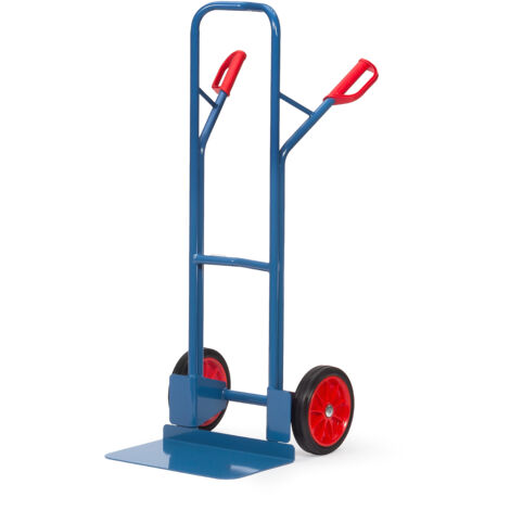 Fetra Stahlrohrkarre Höhe 1300 mm, Schaufel 300x480mm Vollgummibereifung