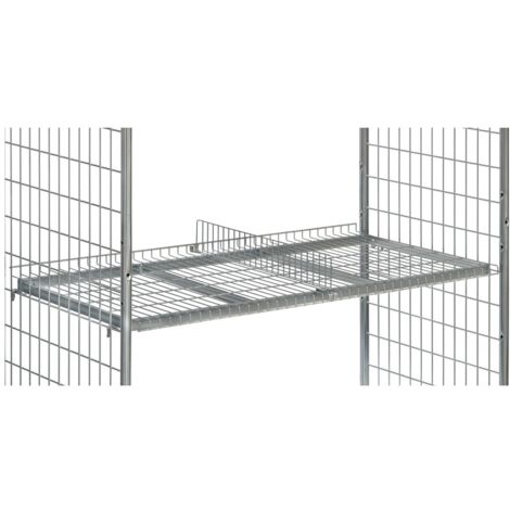 fetra Trenngitter für Boden 510 mm breit, für Kommissionierwagen 28er Serie