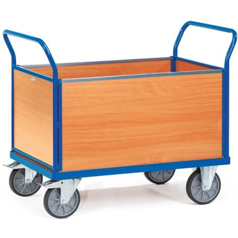 fetra Vierwandwagen, Holz, Ladefläche 1000 x 600 mm