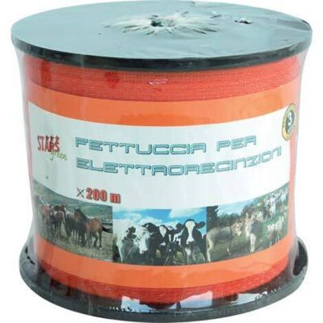 FETTUCCIA ELETTRORECINZIONE STARS - FILI ACCIAIO INOX  6 MM 20 MT 200 - 1 pezzo