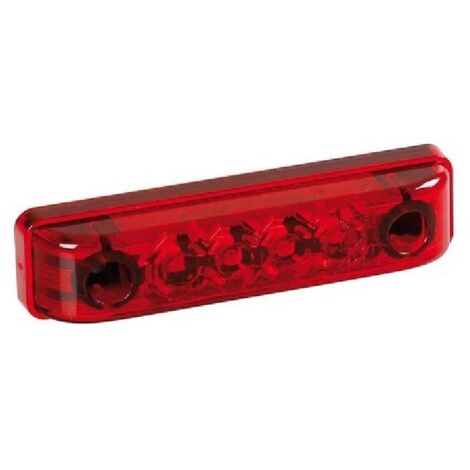 Feu 4 LED PR-10 rouge 24V - Rouge
