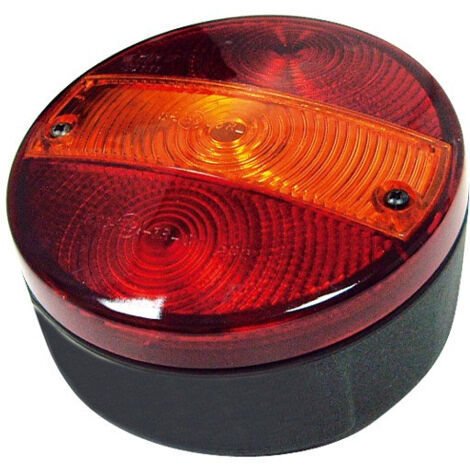Feu à 3 fonctions clignotant, stop, veilleuse – Tension 12V/24V – Diamètre 140mm – Installation simple entraxe 45mm