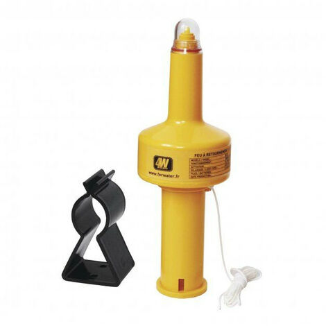 FEU A RETOURNEMENT LED FLASH + SUPPORT - 4WATER -