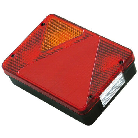 Feu 6 fonctions gauche AJBA RL84 – Éclairage pour remorque – Visibilité optimale sur routes – Installation facile sans connectiques – Aj.Ba
