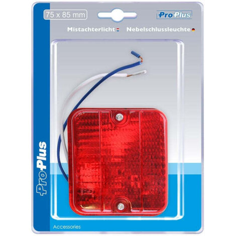 Feu antibrouillard arriere 75x85mm sous blister