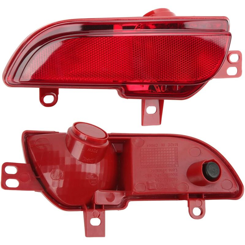 Ikodm - Feu Antibrouillard Arrière, Ensemble de Feux de Brouillard Arrière Gauche 6350HA Coque Rouge de Remplacement pour 206+ 2009‑2012