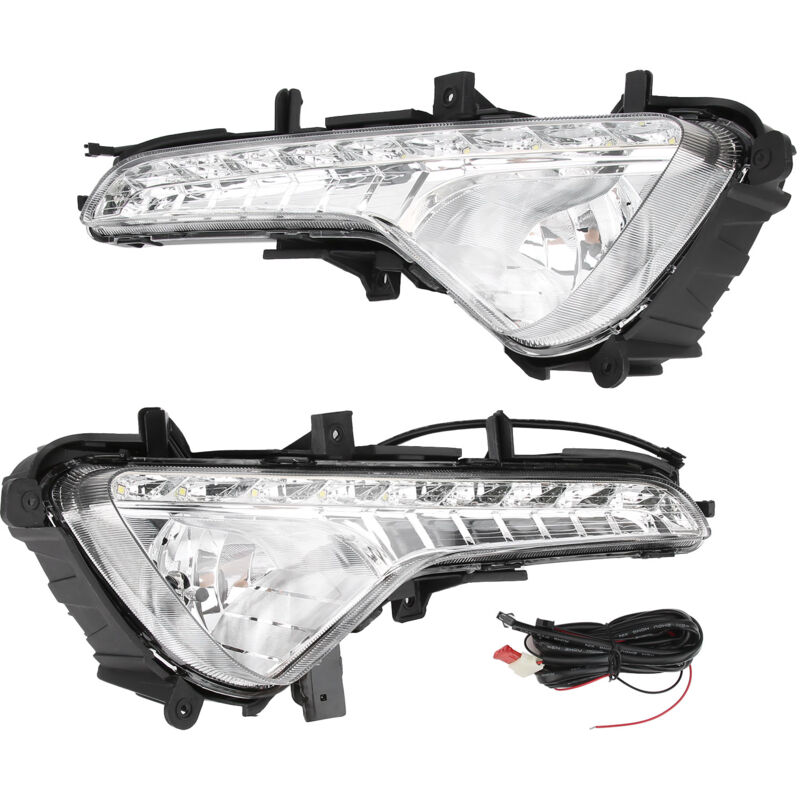 Feu antibrouillard diurne DC12V, haute luminosité, adapté à Kia Sportage 2010 – 2013