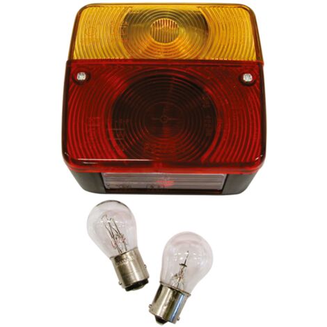 FEU ARRIERE 4 FONCTIONS 12V + AMPOULES