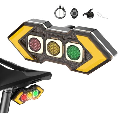 Feu Arrière À Capteur De Freinage - Feu Arrière Clignotant Rechargeable 6