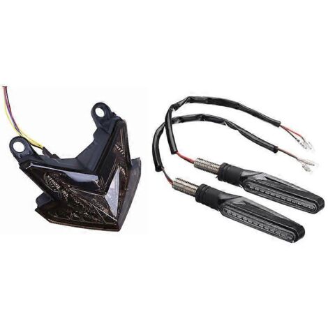Feu arrière de moto avec clignotants LED pour Kawasaki Z800 2013-2016 et autres feux clignotants LED pour moto