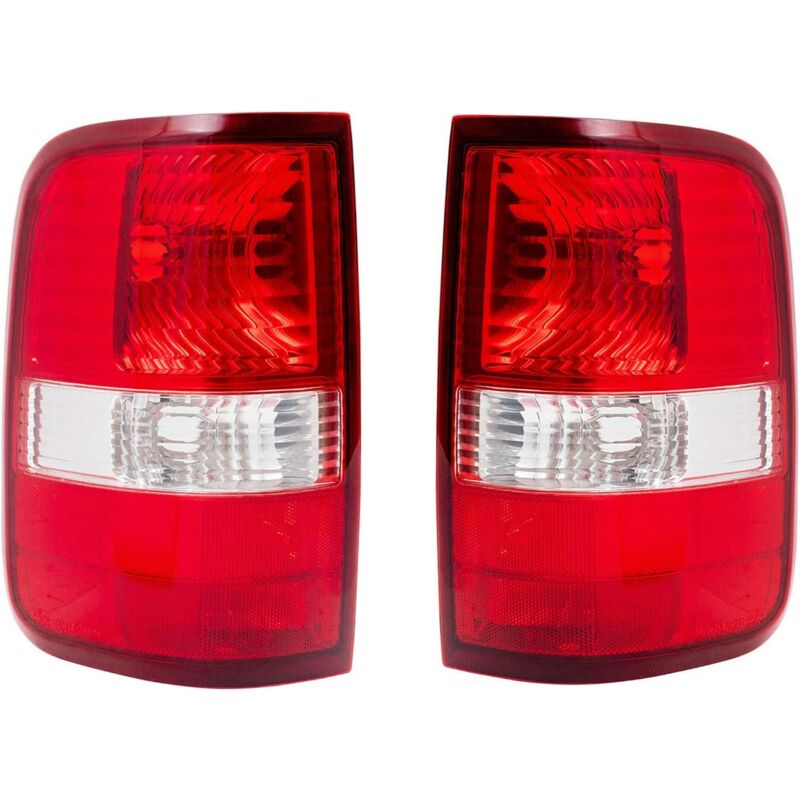 Feu arrière de remplacement apa pour 04 05 06 07 08 2004-2008 F150 Paire Passager Droit rh Conducteur Gauche lh 5L3Z13404CA 5L3Z13405CA capa