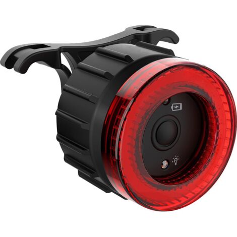 Feu arrière vélo LED étanche USB avec télécommande 5 m et alarme