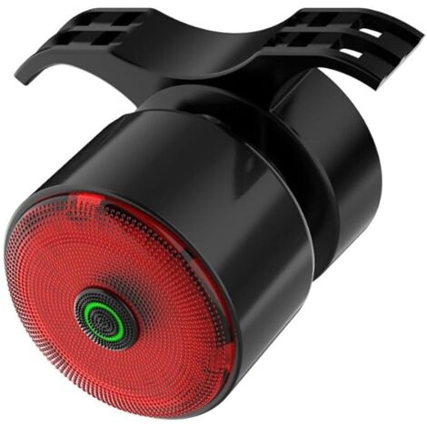 Feu arrière de vélo, feu arrière intelligent avec capteur de freinage, chargement USB-C, étanchéité IPX6, 5 modes